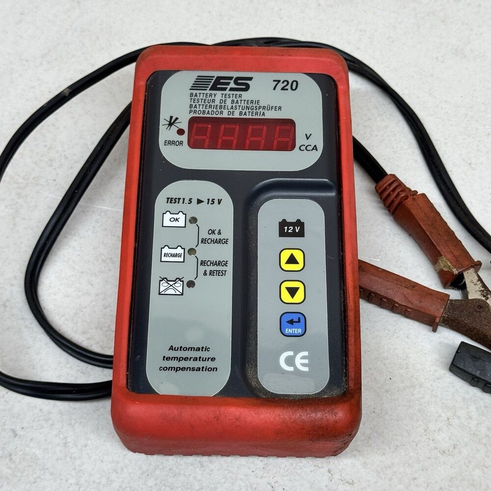 Electronic Specialties ES 720 12V Battery Tester CCA Voltage Auto Tester